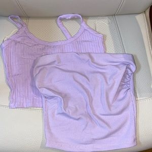 NWOT Heart & Hips tube top and tank top bundle